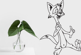 Cartoon Style Cat 6 Vinyl Wall Car Window Decal - Fusion Decals