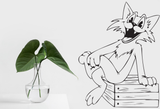 Cartoon Style Cat 9 Vinyl Wall Car Window Decal - Fusion Decals