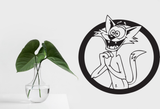 Cartoon Style Cat 18 Vinyl Wall Car Window Decal - Fusion Decals