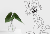 Cartoon Style Cat 22 Vinyl Wall Car Window Decal - Fusion Decals