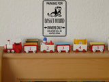 Parking for Basset Hound Owners Only Sign Vinyl Wall Decal - Fusion Decals