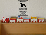 Parking for Bichon Frise Owners Only Sign Vinyl Wall Decal - Fusion Decals
