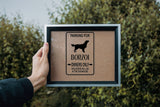 Parking for Borzoi Owners Only Sign Vinyl Wall Decal - Fusion Decals