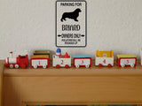 Parking for Briard Owners Only Sign Vinyl Wall Decal - Fusion Decals