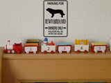 Parking for Newfoundland Owners Only Sign Vinyl Wall Decal - Fusion Decals