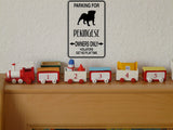 Parking for Pekingese Owners Only Sign Vinyl Wall Decal - Fusion Decals