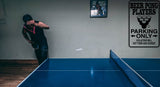 Beer Pong Players Parking Only Sign Vinyl Wall Decal - Fusion Decals