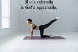 Mans extremity is Gods opportunity. Style 11 Vinyl Wall Car Window Decal - Fusion Decals