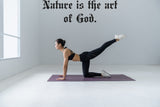 Nature is the art of God. Style 11 Vinyl Wall Car Window Decal - Fusion Decals