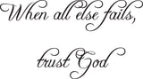 Fear not for I am with the - Isiah 43:5 Style 04 Vinyl Wall Car Window Decal - Fusion Decals