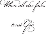Fear not for I am with the - Isiah 43:5 Style 06 Vinyl Wall Car Window Decal - Fusion Decals