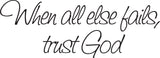 Fear not for I am with the - Isiah 43:5 Style 20 Vinyl Wall Car Window Decal - Fusion Decals
