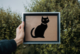 HALLOWEEN CAT 01 Vinyl Wall Car Window Decal - Fusion Decals