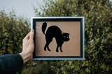 HALLOWEEN CAT 04 Vinyl Wall Car Window Decal - Fusion Decals