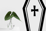 HALLOWEEN COFFIN 02 Vinyl Wall Car Window Decal - Fusion Decals