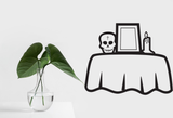 HALLOWEEN DINING TABLE 01 Vinyl Wall Car Window Decal - Fusion Decals