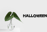 HALLOWEEN HALLOWEEN TEXT 01 Vinyl Wall Car Window Decal - Fusion Decals