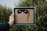  HALLOWEEN MASQUERADE MASK 01 Vinyl Wall Car Window Decal - Fusion Decals