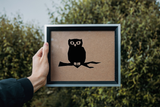 HALLOWEEN OWL 01 Vinyl Wall Car Window Decal - Fusion Decals