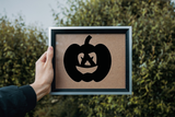  HALLOWEEN PUMPKIN 02 Vinyl Wall Car Window Decal - Fusion Decals