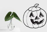  HALLOWEEN PUMPKIN 18 Vinyl Wall Car Window Decal - Fusion Decals