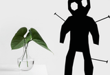 HALLOWEEN SILHOUETTES VOODOO DOLL 01 Vinyl Wall Car Window Decal - Fusion Decals