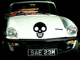  HALLOWEEN SKULL 01 Vinyl Wall Car Window Decal - Fusion Decals