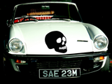  HALLOWEEN SKULL 02 Vinyl Wall Car Window Decal - Fusion Decals