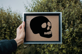  HALLOWEEN SKULL 02 Vinyl Wall Car Window Decal - Fusion Decals