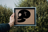  HALLOWEEN SKULLCROSS 01 Vinyl Wall Car Window Decal - Fusion Decals