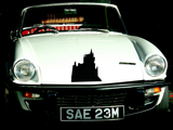  HALLOWEEN SPOOKY CASTLE 01 Vinyl Wall Car Window Decal - Fusion Decals