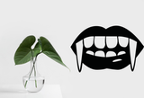  HALLOWEEN VAMPIRE FANGS 01 Vinyl Wall Car Window Decal - Fusion Decals