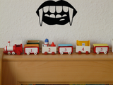  HALLOWEEN VAMPIRE FANGS 01 Vinyl Wall Car Window Decal - Fusion Decals