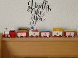 I really like you Vinyl Wall Car Window Decal - Fusion Decals