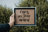 Enjoy this sweet moment Vinyl Wall Car Window Decal - Fusion Decals