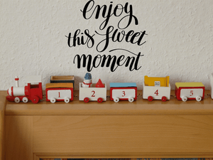 Enjoy this sweet moment Vinyl Wall Car Window Decal - Fusion Decals