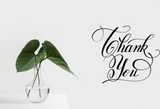 Thank You Vinyl Wall Car Window Decal - Fusion Decals