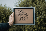 Thank You Vinyl Wall Car Window Decal - Fusion Decals