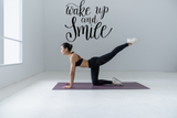 Wake up and Smile Vinyl Wall Car Window Decal - Fusion Decals