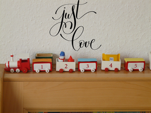 Just Love Vinyl Wall Car Window Decal - Fusion Decals