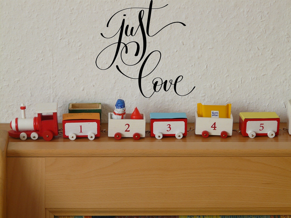 Just Love Vinyl Wall Car Window Decal - Fusion Decals