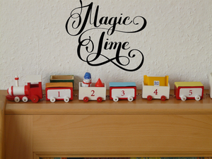Magic Time Vinyl Wall Car Window Decal - Fusion Decals