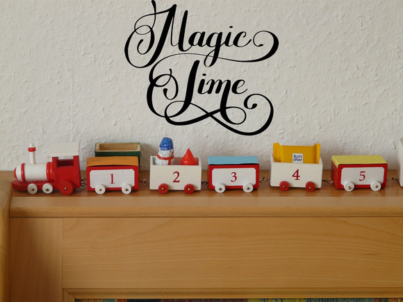 Magic Time Vinyl Wall Car Window Decal - Fusion Decals