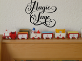 Magic Time Vinyl Wall Car Window Decal - Fusion Decals