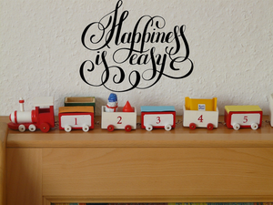 Happiness is easy Vinyl Wall Car Window Decal - Fusion Decals