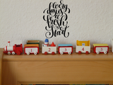 Every day is a fresh start Vinyl Wall Car Window Decal - Fusion Decals