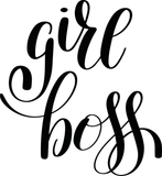 Girl Boss Vinyl Wall Car Window Decal - Fusion Decals