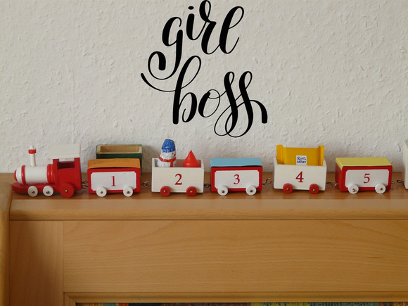Girl Boss Vinyl Wall Car Window Decal - Fusion Decals