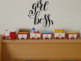 Girl Boss Vinyl Wall Car Window Decal - Fusion Decals