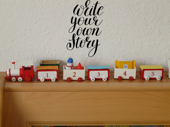 Write your own story Vinyl Wall Car Window Decal - Fusion Decals